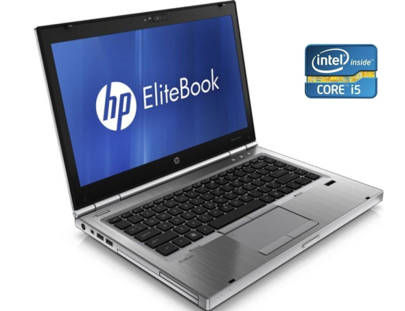 Ноутбук HP EliteBook 8460p / 14&quot; (1366x768) TN / Intel Core i5-2520M (2 (4) ядра по 2.5 - 3.2 GHz) / 8 GB DDR3 / 240 GB SSD / Intel HD Graphics 3000 / WebCam / Win 10 Pro - 2