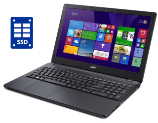 БУ Ноутбук Acer Aspire E1-571 / 15.6&quot; (1366x768) TN / Intel Core i3-2348M (2 (4) ядра по 2.3 GHz) / 8 GB DDR3 / 240 GB SSD / Intel HD Graphics 3000 / WebCam / Win 10 Pro  из Европы в Харькове