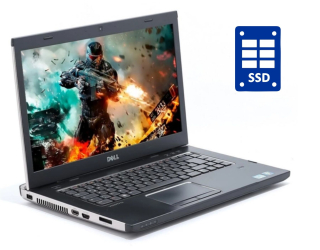 БУ Ноутбук Dell Vostro 3550 / 15.6&quot; (1366x768) TN / Intel Core i3-2330M (2 (4) ядра по 2.2 GHz) / 8 GB DDR3 / 240 GB SSD / Intel HD Graphics 3000 / WebCam / Win 10 Pro из Европы в Харкові